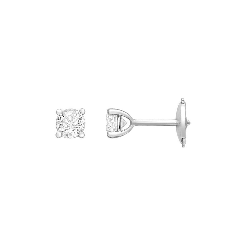 Boucles d'oreilles diamant 0.60 carat